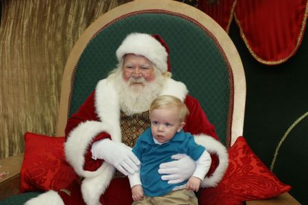 Wyatt and Santa